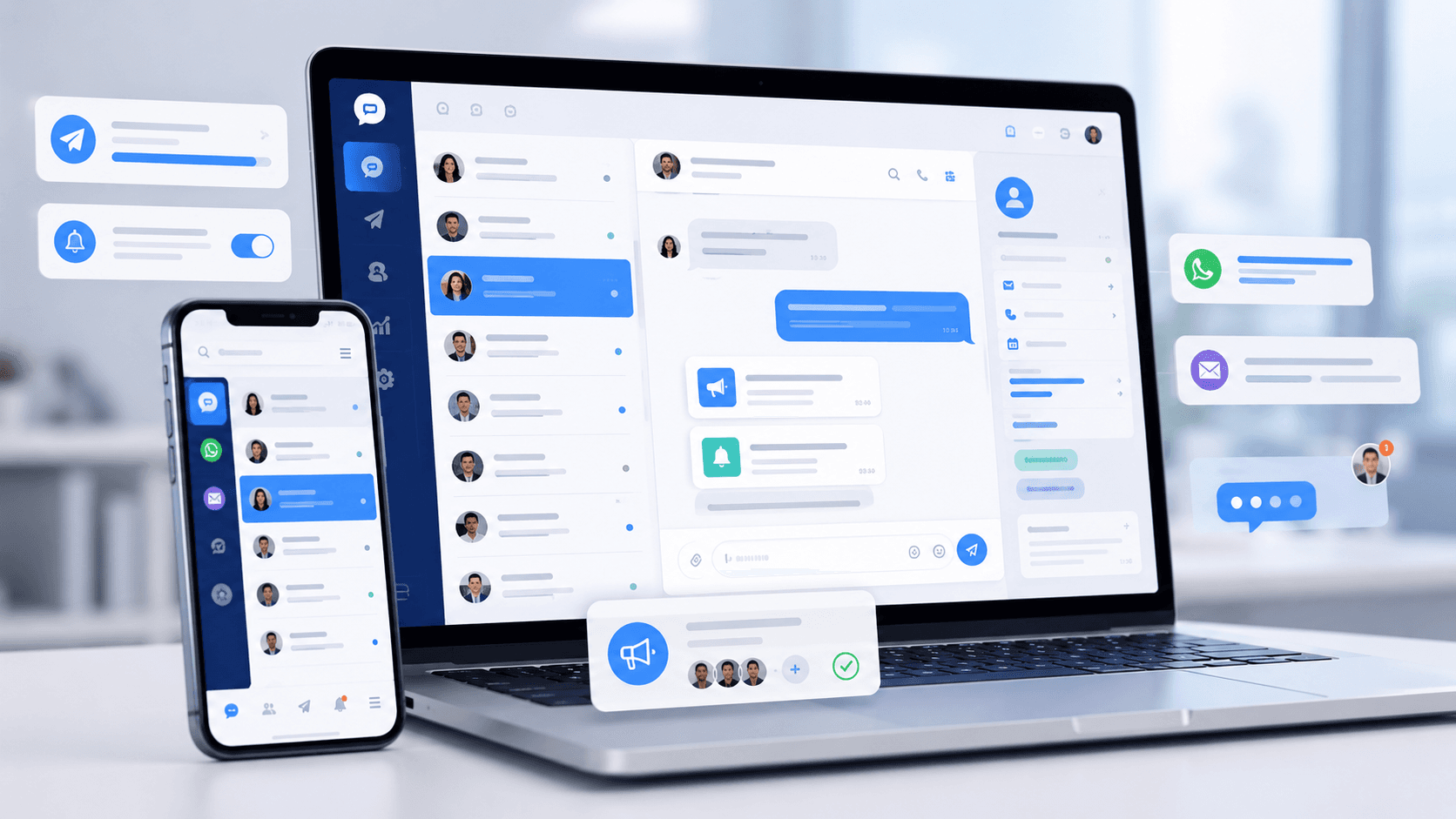 MyDigitalBot messages mockup