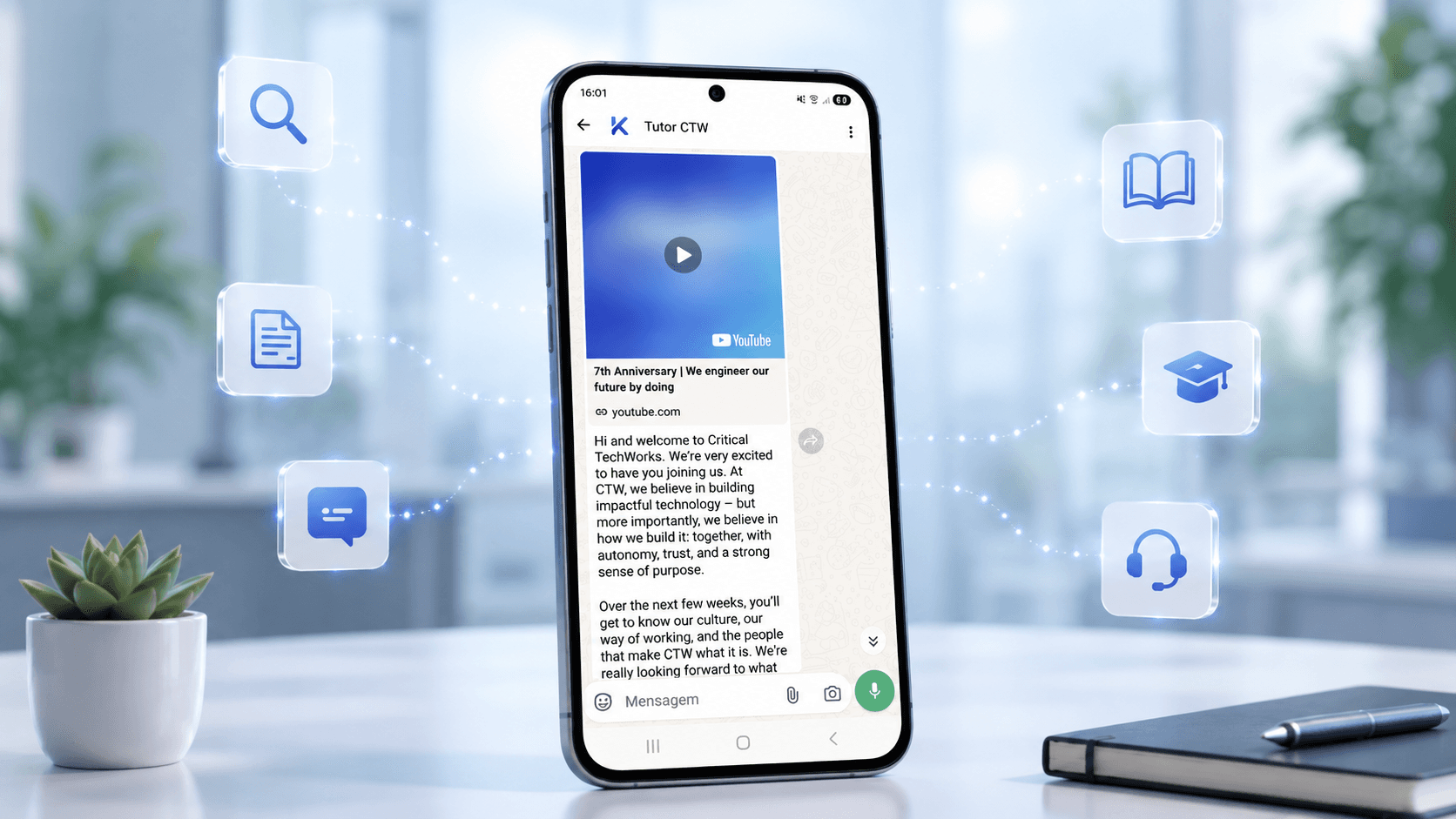 MyDigitalBot internal knowledge mockup